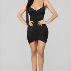 Fashion Nova Shanghai Ruched  Dress